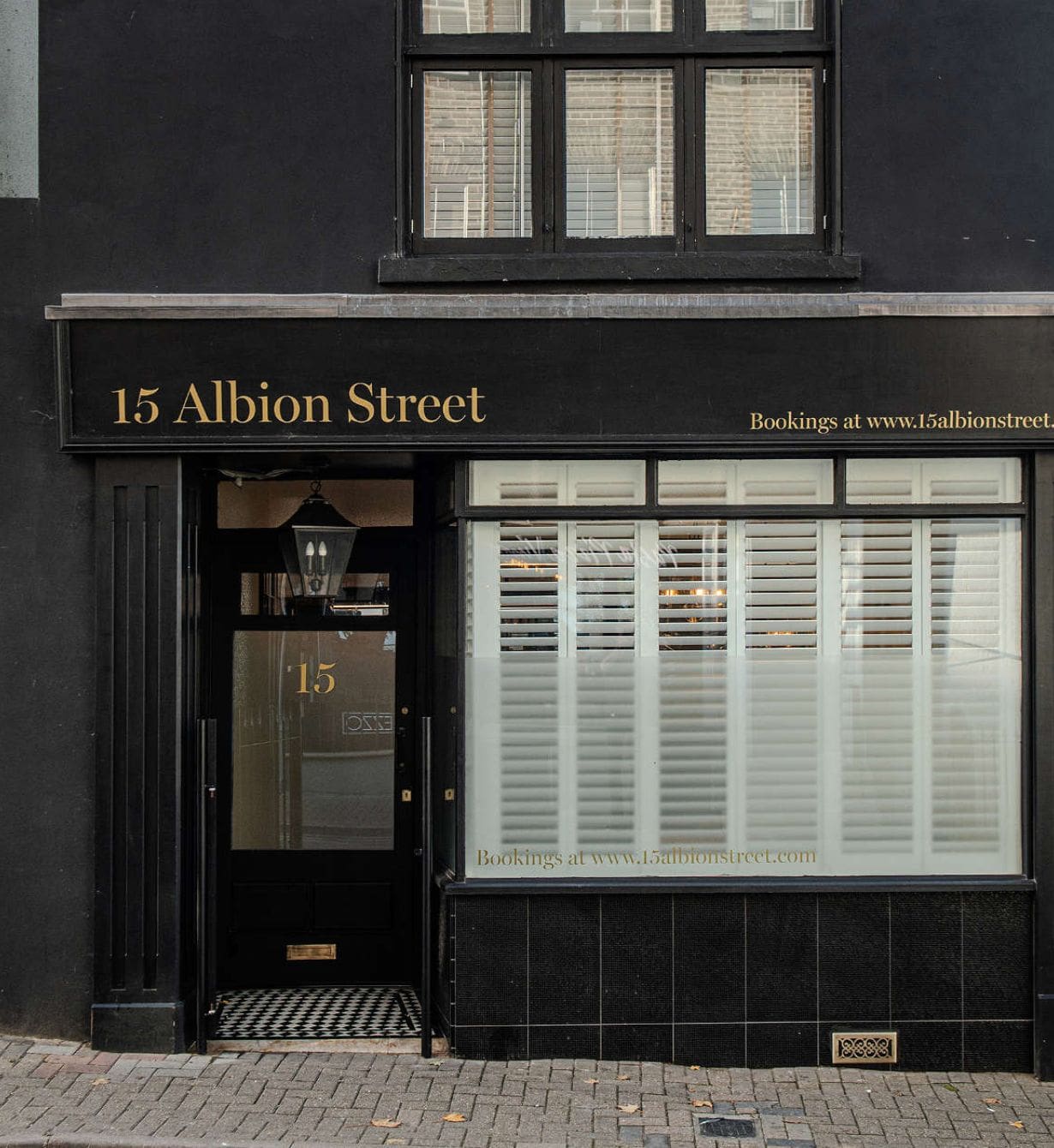 Front exterior of 15 Albion Street holiday house in Broadstairs with private parking